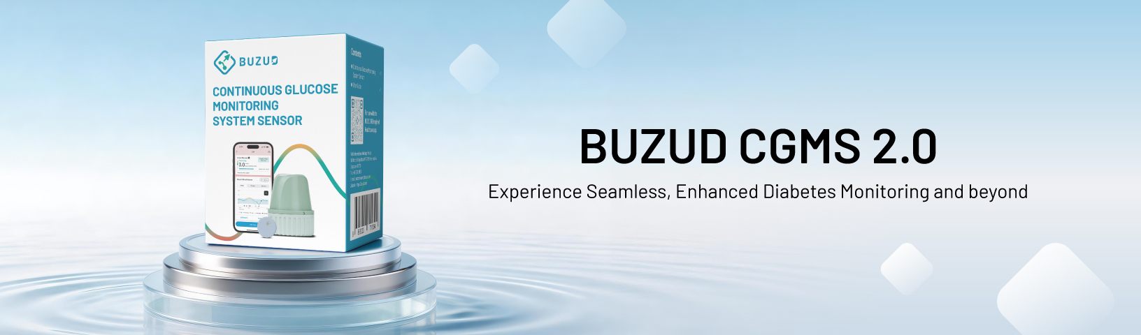 BUZUD Continuous Glucose Monitoring System Sensor 2.0